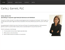 Tablet Screenshot of carlajgarrett.com